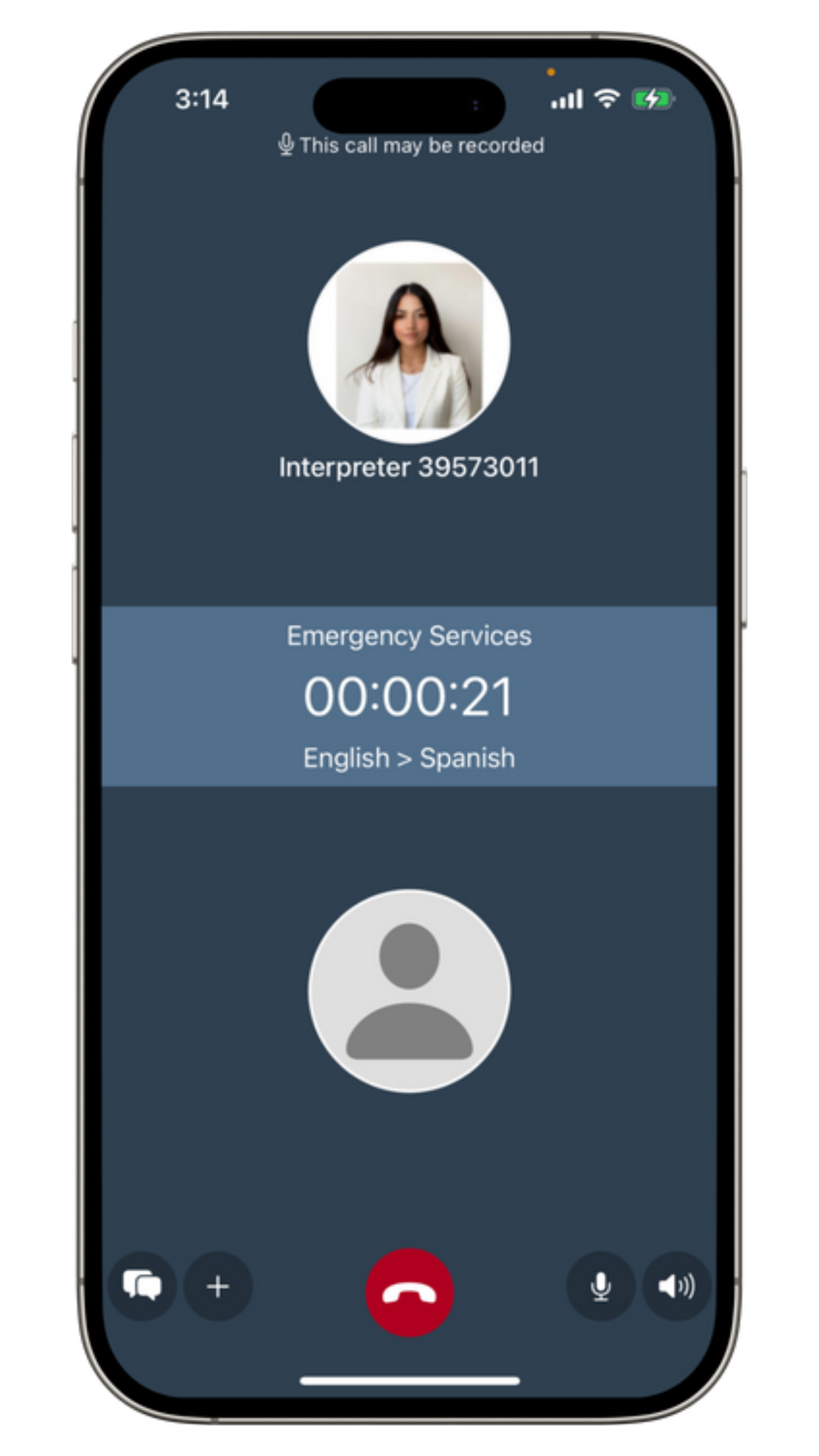 Active call connected